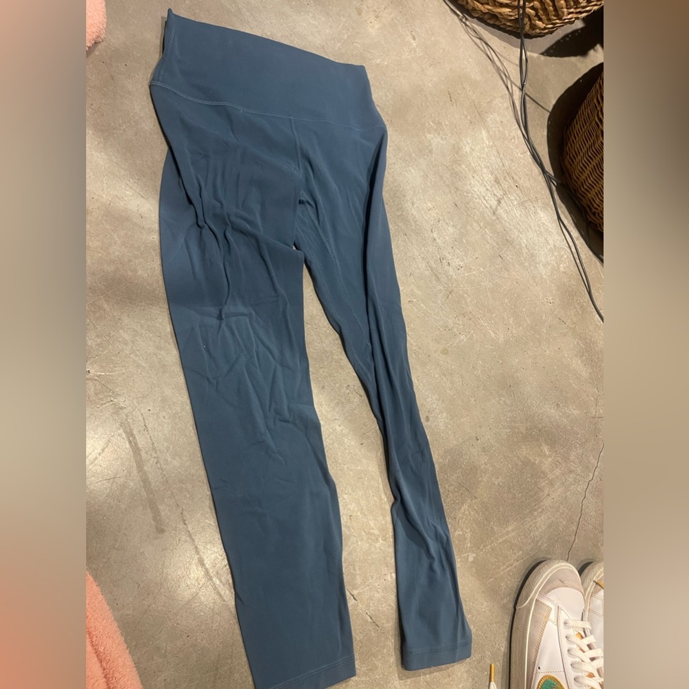 Blue lululemon align leggings